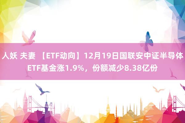 人妖 夫妻 【ETF动向】12月19日国联安中证半导体ETF基金涨1.9%，份额减少8.38亿份