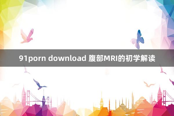 91porn download 腹部MRI的初学解读