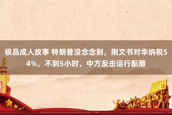 极品成人故事 特朗普没念念到，刚文书对华纳税54%，不到5小时，中方反击运行酝酿
